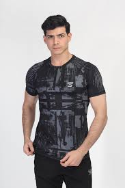 Sports T-Shirt - long sleeve top - Half zipper quick dry Tee