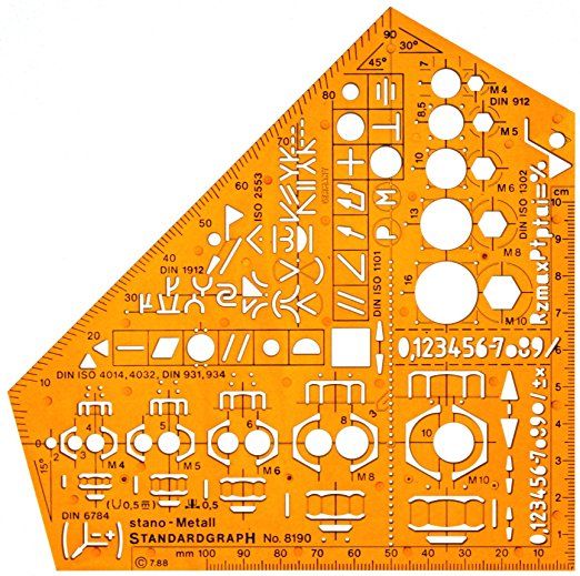 Standardgraph Germany Mechanical Engineering Symbols Template