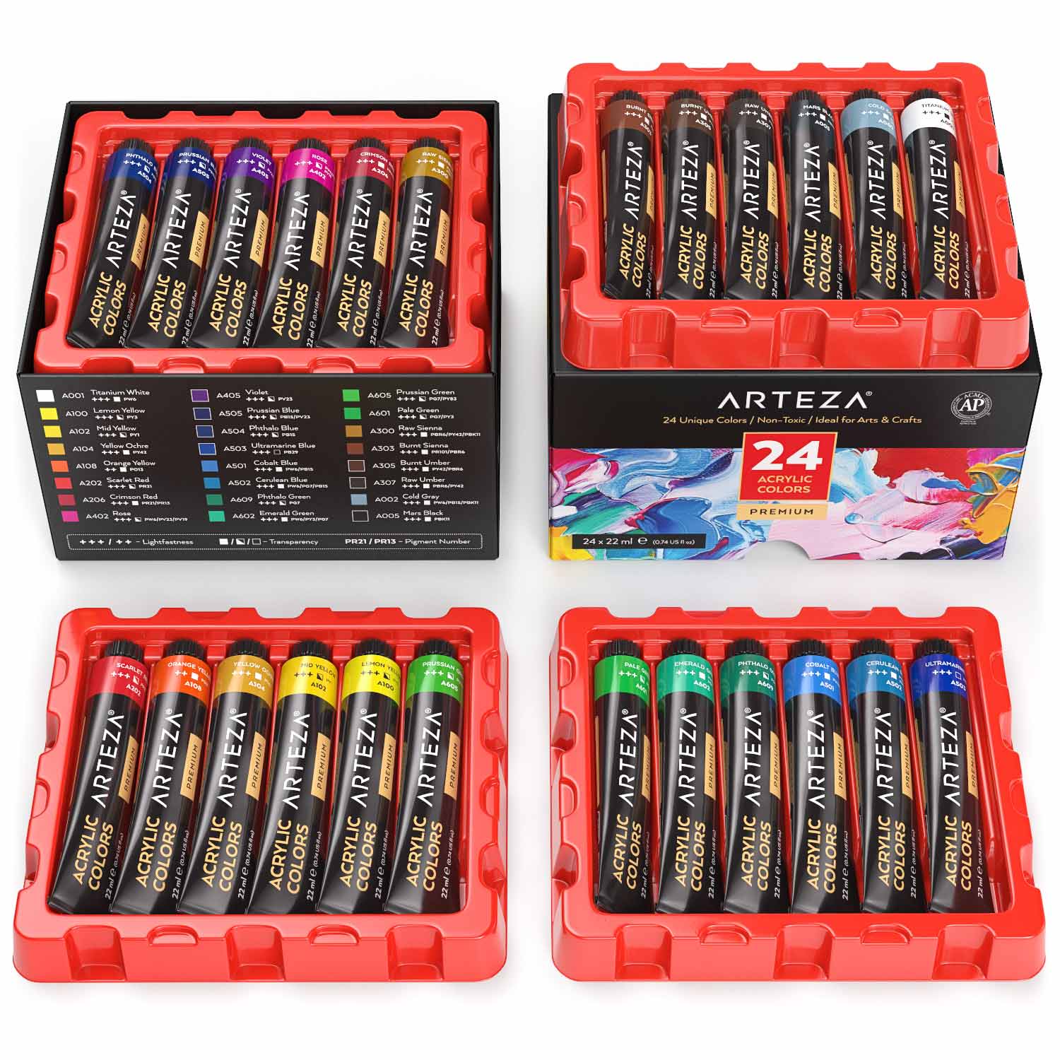  Acrylic Paints